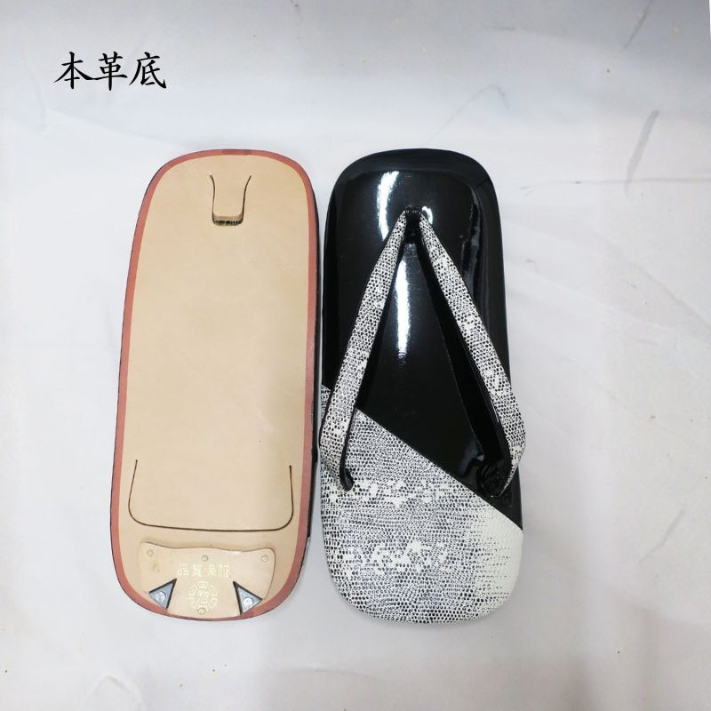 雪駄 1105 ハスヅキ半月トカゲ｜日本製 本革使用の高級雪駄・和装履物