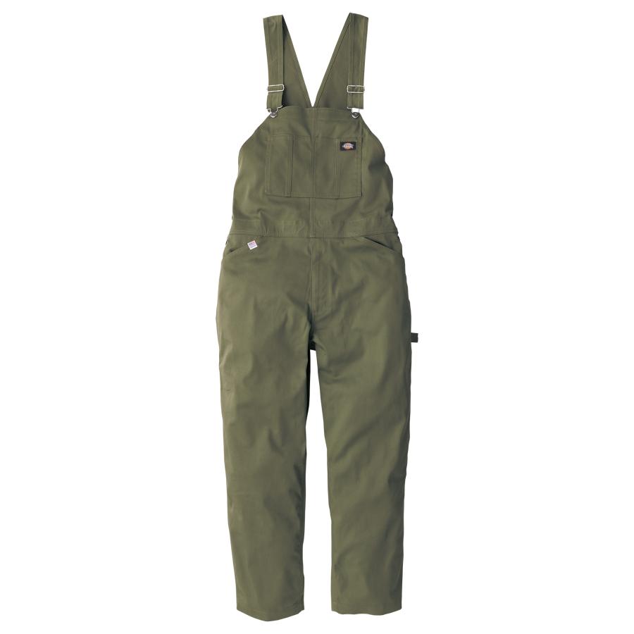 Dickies D-706 ストレッチオーバーオール 新品　カーキ Dickies ディッキーズ D-769 T/Cストレッチ オーバーオール