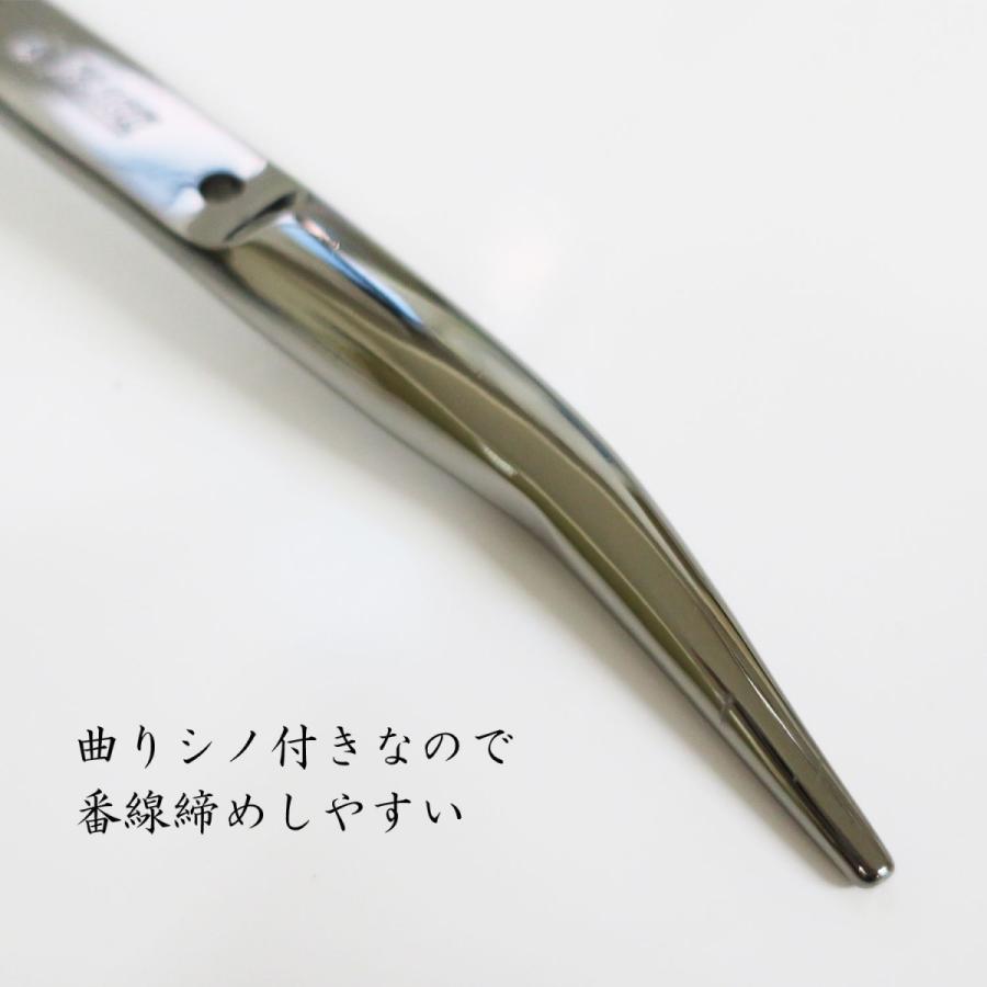 侍BLACK 曲がりシノ付きラチェットレンチ 17×21mm 65021｜鳶職・足場