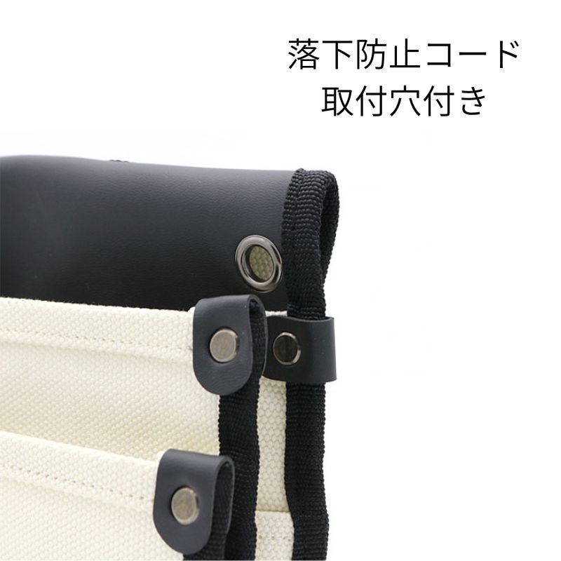 椿モデル 帆布2段腰袋 小サイズ TKC-05 工具袋