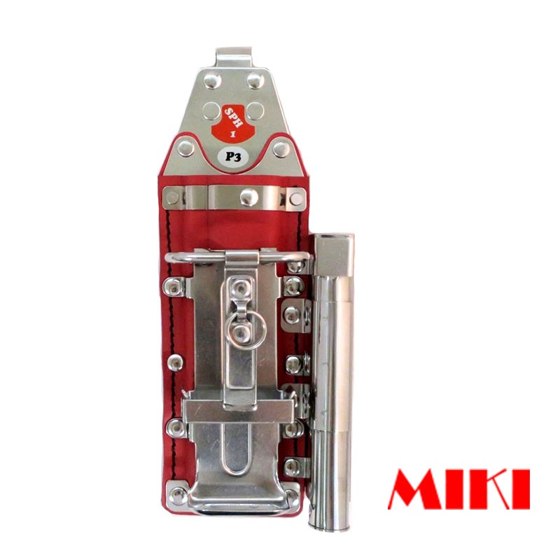 MIKI SPH1P3-RED ハッカーケース 4点収納 ミゼットカッター対応 赤 