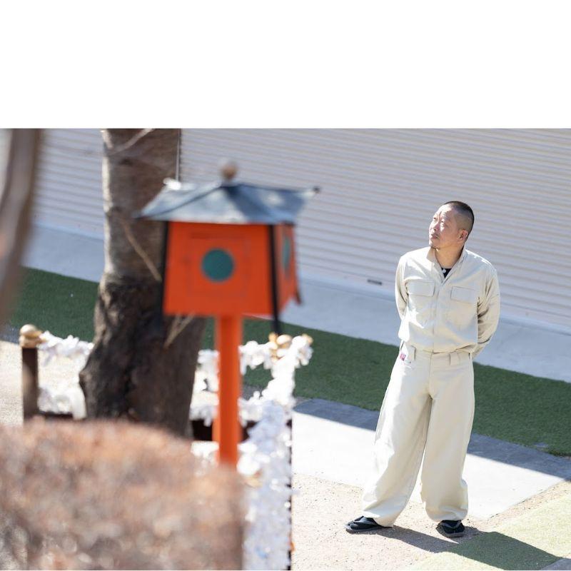 上下セット】蕨上田 超超ロング 鳶装束 8877 牙黄 鳶服 オープンシャツ