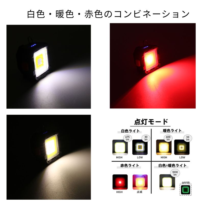 BIGMAN LEDミニミニポケットライト BPML-EVO 1000ルーメン充電式防水