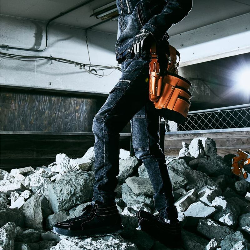 スタッズ（STUD'S）S1218のスリムフィットストレッチデニムカーゴ