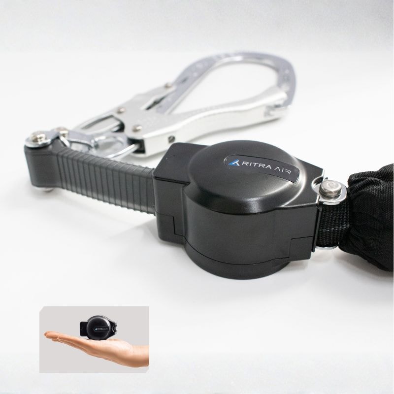 藤井電工 ツヨロン AIR SAFE 巻取式ランヤード｜タイプ1・胴ベルト兼用