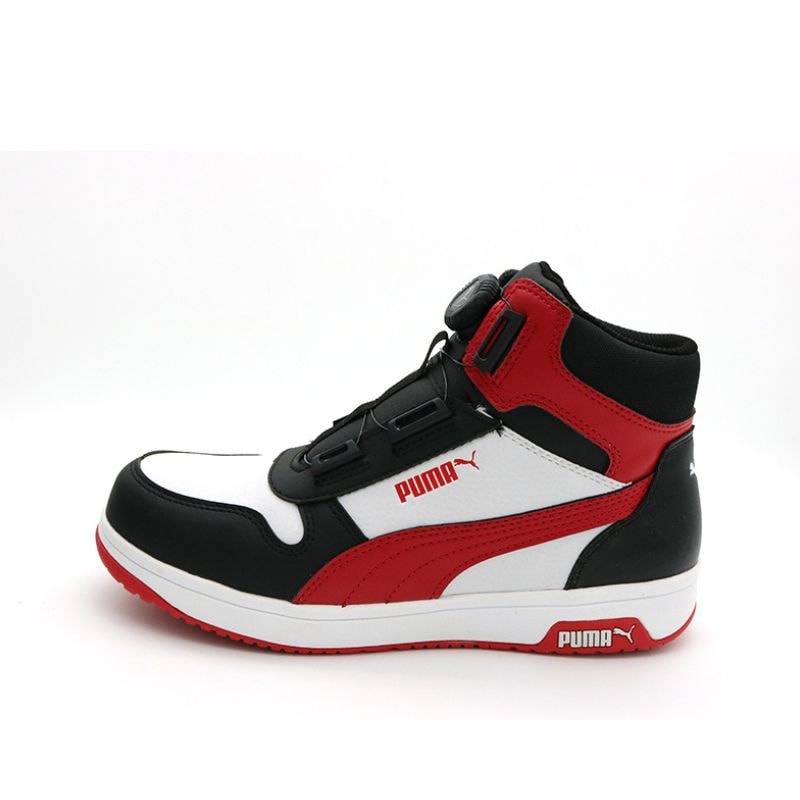 PUMA SAFETYERONTCOURT DISC MID プーマ安全靴 No.63.212.ブラック