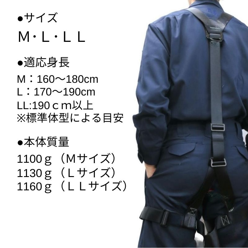 ポリマーギヤ 3PHNWブラック フルハーネス 背中Y字 もも水平タイプ