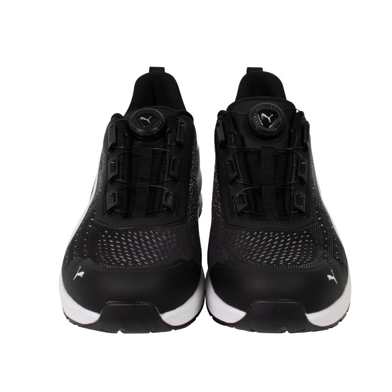 PUMA SAFETY 安全靴 GLIDW LOW DISC No.64.409.0ブラック×ホワイト