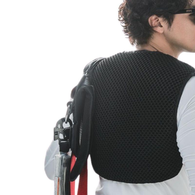 バートル AC410 スペーサーベスト｜ハーネス装着時の空調服の風を確保