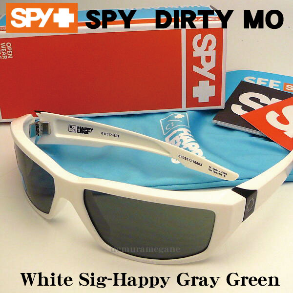 スパイ【SPY-spy-dirty mo】サングラス DIRTY MO WHITE SIG HAPP GRAY 