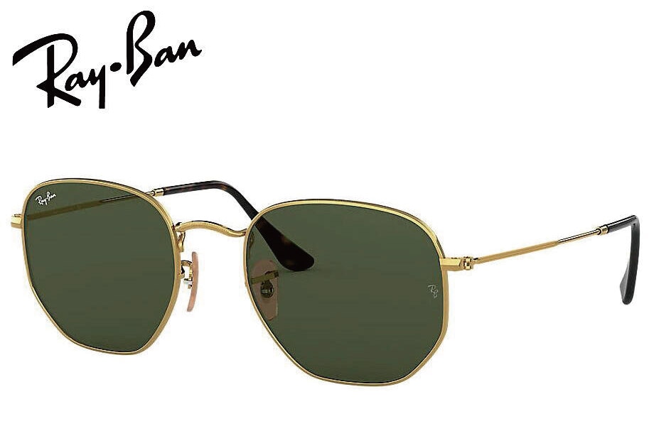 Ray-Ban サングラス ヘキサゴナルフラットレンズ RB3548N 001 51