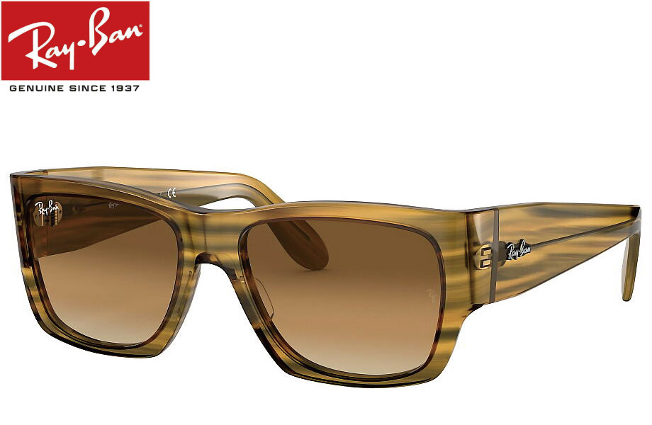 レイバン RayBan NOMAD RB2187 131351 54mm ストライプド