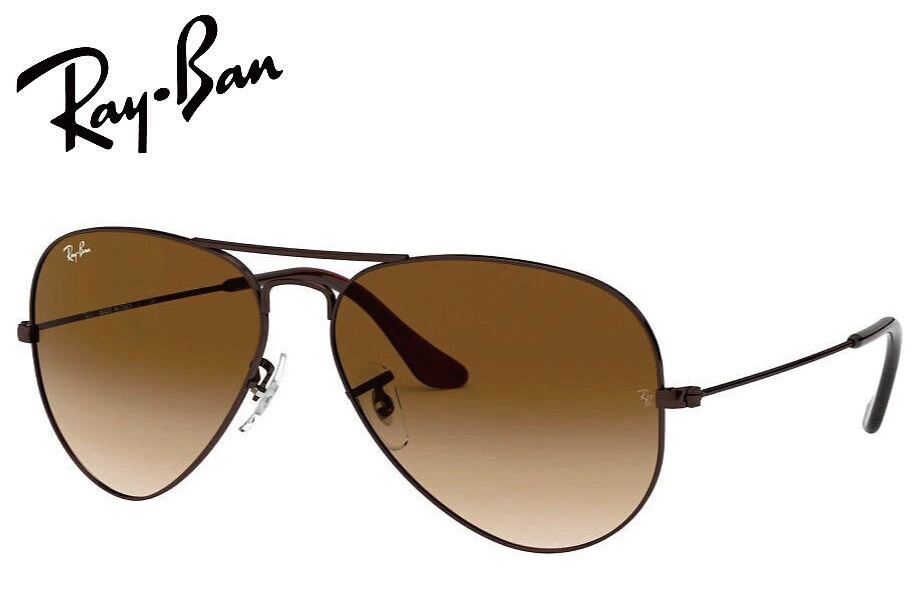 レイバン AVIATOR LARGE METAL ブラウン/ブラウングラディエント