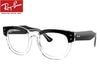 レイバン RayBan 純正度付レンズモデル RX0298VF 2034 XTRACTIVE GRAPHITE GREEN 50mm ポリッシュクリア/ブラック MEGA HAWKEYE 極太 トラン