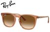 �쥤�Х� RayBan RB2210F 676451 53mm �ȥ�󥹥ڥ����ȥ֥饦��/���ꥢ����ǥ�����ȥ֥饦��
