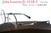 ジョン・レノン John Lennon JL-1118-4 アンティークシルバー/ブラック 一山 丸メガネフレーム クラシカルな丸メガネ！