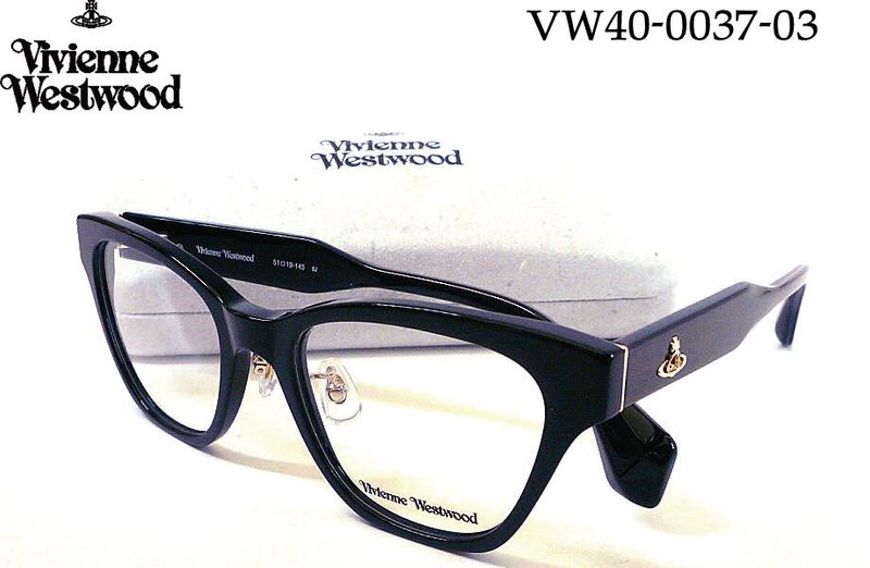 Vivienne Westwood �����������󡦥������ȥ��å� VW 40-0037-03 51mm �ᥬ�ͥե졼�� vw40-0037 �֥�å�