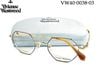 Vivienne Westwood �����������󡦥������ȥ��å� VW 40-0038-03 46mm �ᥬ�ͥե졼�� vw40-0038 �饤�ȥ������/�֥饦��