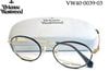 Vivienne Westwood �����������󡦥������ȥ��å� VW 40-0039-03 51mm �ᥬ�ͥե졼�� vw40-0039 �饤�ȥ������/�֥�å����