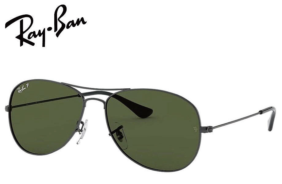 レイバン COCKPIT コックピット ガンメタル/ナチュラルグリーンポラ