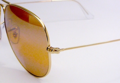 プレミア生産終了モデル レイバン AVIATOR LARGE METAL ゴールド