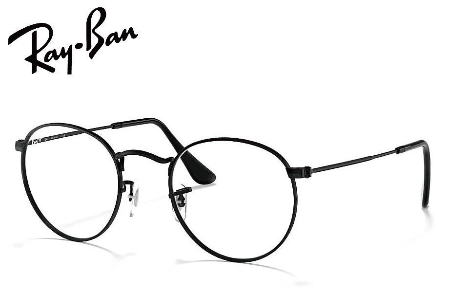 �쥤�Х� RayBan ROUND METAL �ᥬ�ͥե졼�� RX3447V 2503 50mm �ޥå� �֥�å� ������������Ź
