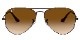 �쥤�Х� AVIATOR LARGE METAL �֥饦��/�֥饦�󥰥�ǥ������ RB3025 014/51 58mm