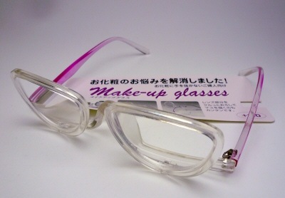 アイメイクアップメガネ　メイク　シングルレンズ　折りたたみ　化粧 Amazon.co.jp: アイメイクアップメガネ、シングルレンズ