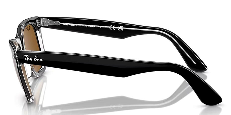 쥤Х WAYFARER RB2140F 129433 52mm Ʃ˥֥å/֥饦 եեå rayban ray-ban Ź