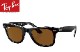 쥤Х WAYFARER RB2140F 129433 52mm Ʃ˥֥å/֥饦 եեå rayban ray-ban Ź
