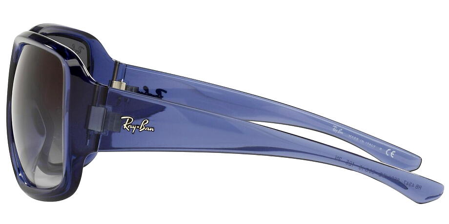 �쥤�Х� RayBan POWDERHORN RB4347 65318G 60mm �ȥ�󥹥ڥ����ȥ֥롼/�饤�ȥ��졼����ǥ�����ȥ��������졼������������Ź