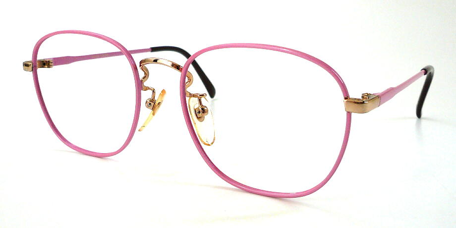 ヴィンテージ 婦人メタル SWING COLOR RICH-35-2 52mm メガネフレーム