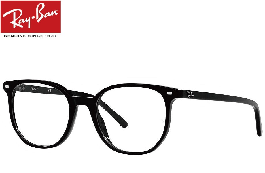 쥤Х RayBan ELLIOT ꥪå ᥬͥե졼 RX5397F 2000 52mm ֥å Ź