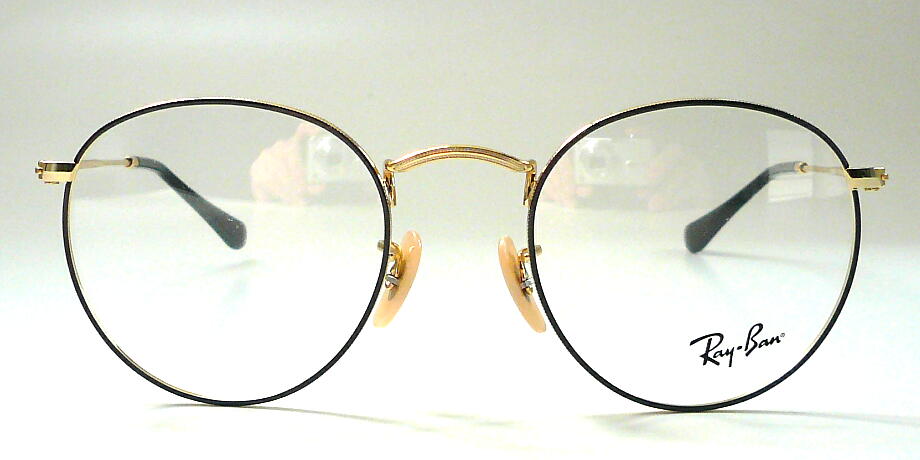 �쥤�Х� RayBan ROUND METAL �ᥬ�ͥե졼�� RX3447V 2991 50mm �֥�å����󥢥ꥹ�� ������������Ź