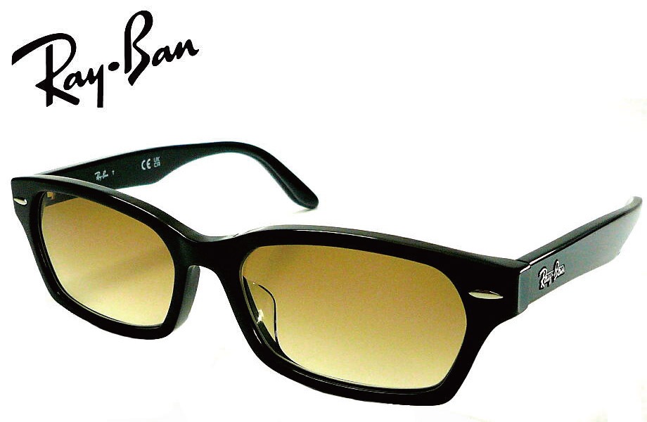 Ray-Ban　RX5344D 2000 BRG 55サイズ ブラウングレデーション （RB5344D） ブラック アジアンフィット 当店オリジナル