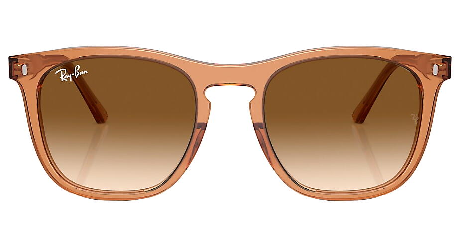 �쥤�Х� RayBan RB2210F 676451 53mm �ȥ�󥹥ڥ����ȥ֥饦��/���ꥢ����ǥ�����ȥ֥饦��