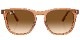 �쥤�Х� RayBan RB2210F 676451 53mm �ȥ�󥹥ڥ����ȥ֥饦��/���ꥢ����ǥ�����ȥ֥饦��