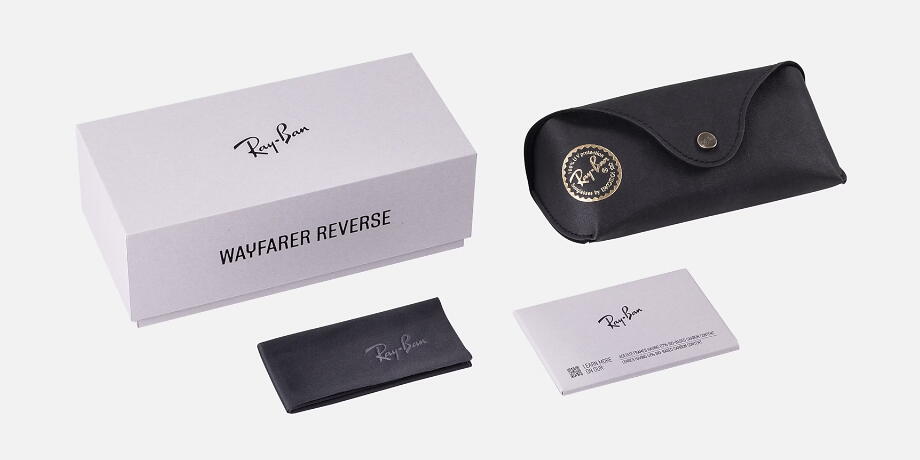 レイバン RayBan WAYFARER REVERSE ユニバーサルフィット RBR0502S 6677VR 50mm ポリッシュブラック/グリーンG-15 正規商品販売店