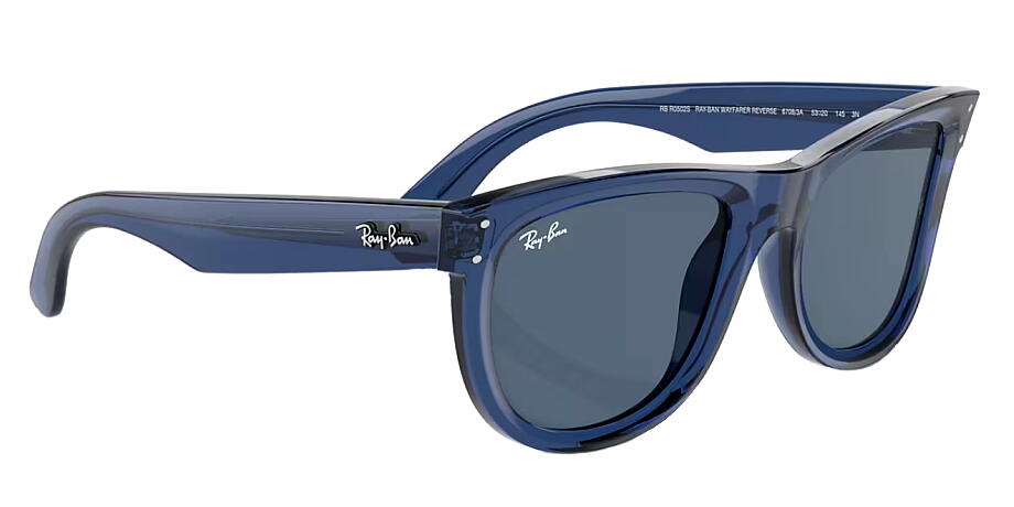 �쥤�Х� RayBan WAYFARER REVERSE ��˥С�����ե��å� RBR0502S 67083A 53mm �ݥ�å���Ʃ���ͥ��ӡ��֥롼/�֥롼 ������������Ź