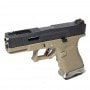 We-Tech Glock19 T2 ガスブローバック BK/SV/TAN※ハーフメタル|ハンドガン|WE-Tech