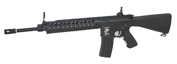 S&T M4 URX 固定ストック 電動ガン マリーン刻印【180日間安心保証つき】