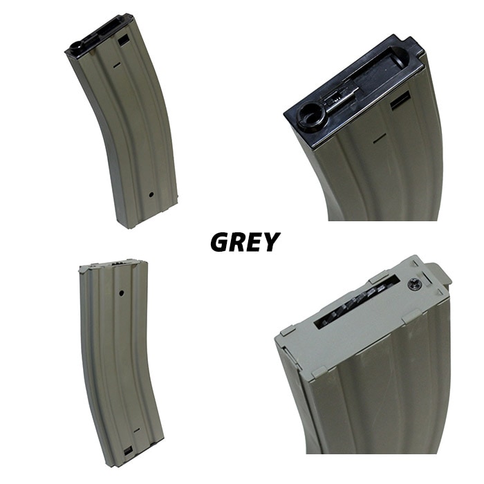 月間セール！40％OFF！】S&T M4/M16用 500連 ロングマガジン GREY