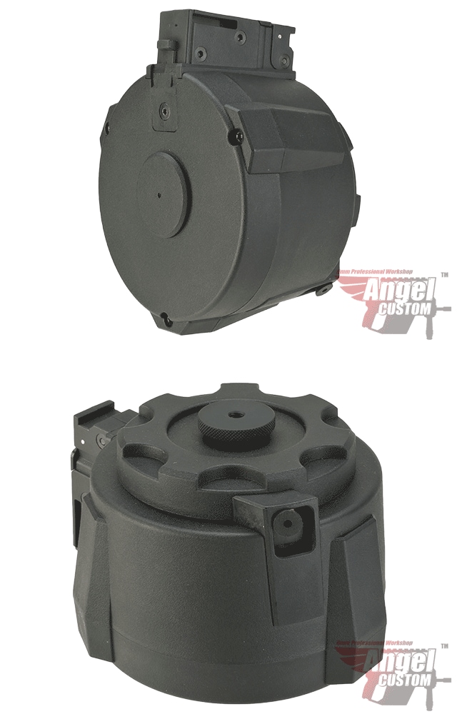 【訳あり】ドラムマガジン　フラッシュ方式　1500連　M4用　フラッシュマガジン Angel Custom M4用 1500連 ドラム フラッシュマガジン
