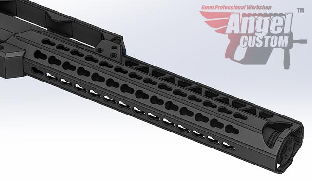 Angel Custom G36 BO15インチ KEYMOD ハンドガード