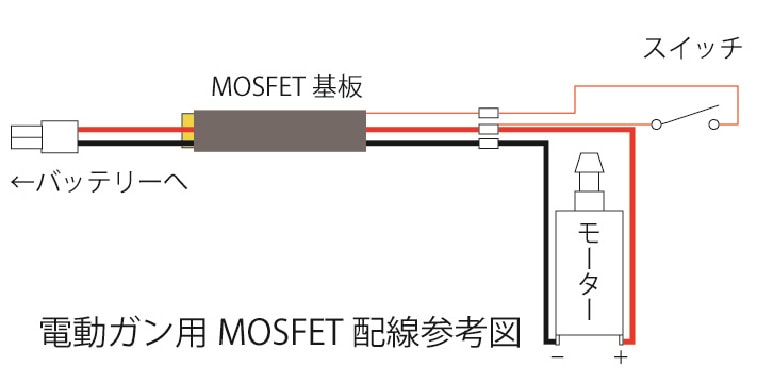 電動ガン用FET配線キット 楽天市場】Jefftron AEP Mosfet◇電動ハンドガン/FET/配線済/FET