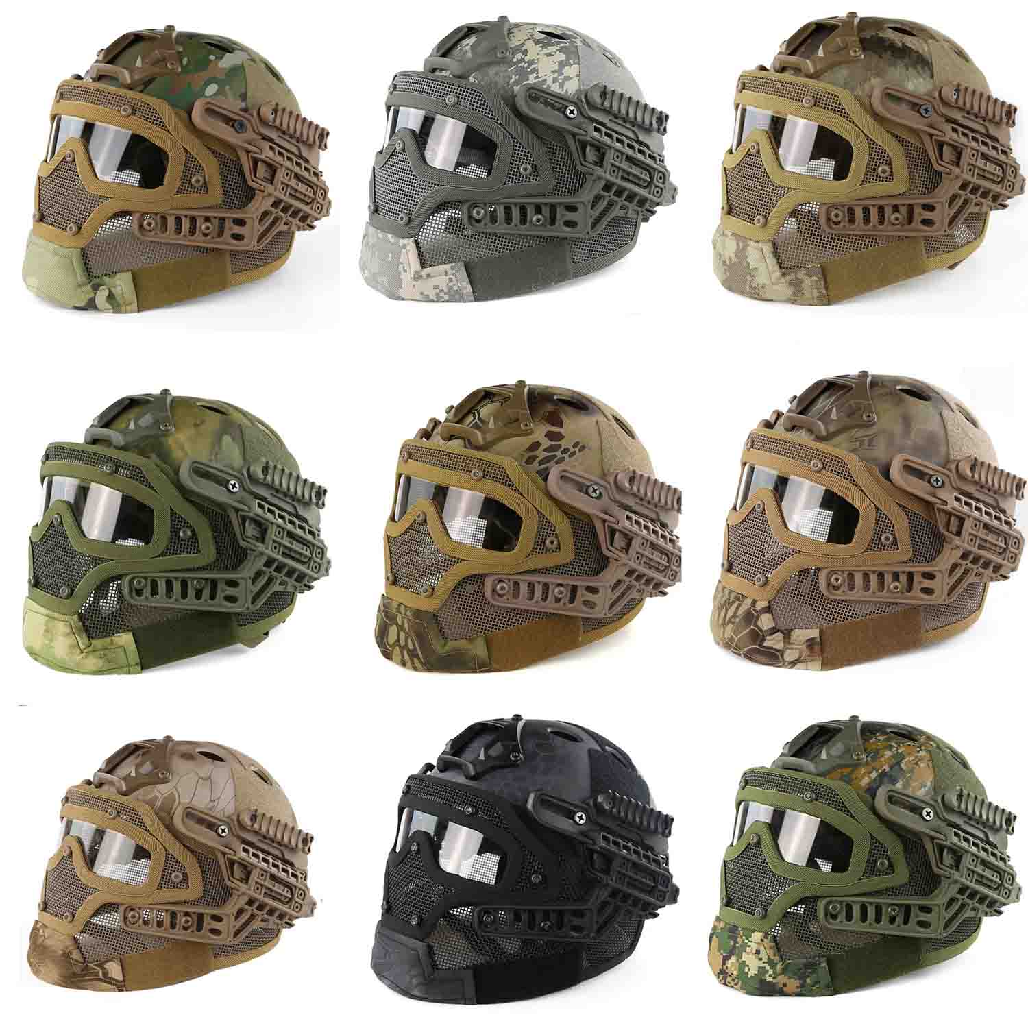 FAST PJタイプ ヘルメット Fullシステム D-DESERT