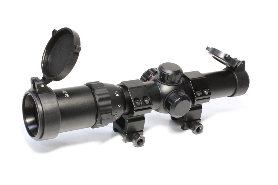 早い者勝ち電動ガン ブラック スコープ付き 電動ガン・エアガン(エアーガン)通販のオンラインミリタリーストアFOUR