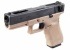 We-Tech Glock18C Gen.4 ガスブローバック TAN（刻印無）※ハーフメタル|ハンドガン|WE-Tech