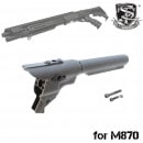 S&T M870 ストックパイプ付 M4グリップアダプター BK|商品一覧