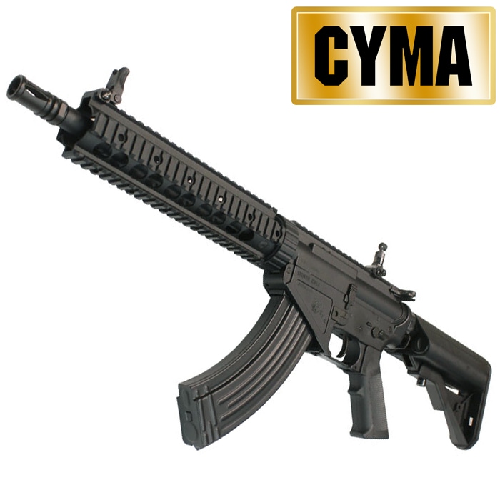 MATRIX/CYMA KAC SR-47 FF フルメタル電動ガン BK